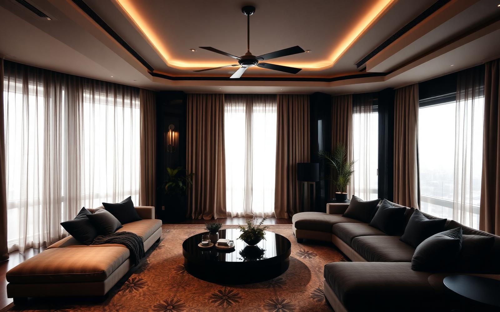 Sala elegante que representa el ecosistema R&A Home